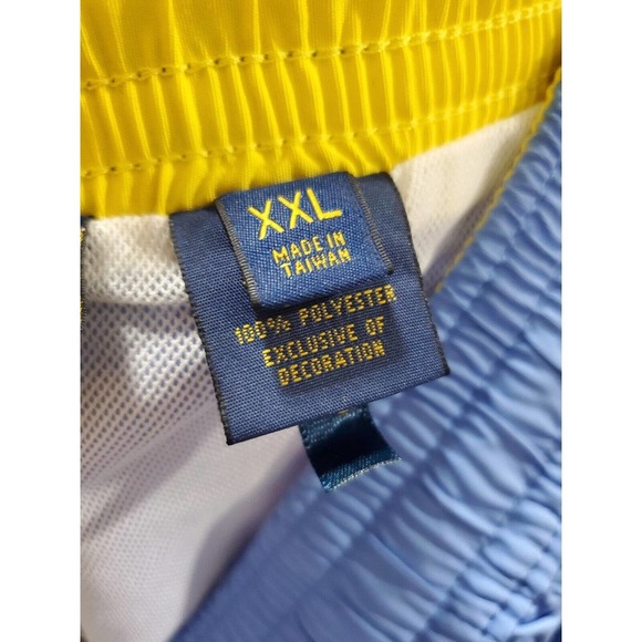 Polo Ralph Lauren Men's Blue Polyester Pull On Swim Trunk Logo Print Shorts 2XL - Picture 9 of 12
